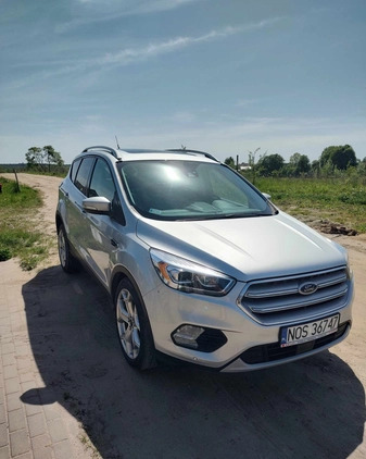 Ford Escape cena 85200 przebieg: 81100, rok produkcji 2019 z Ostróda małe 191